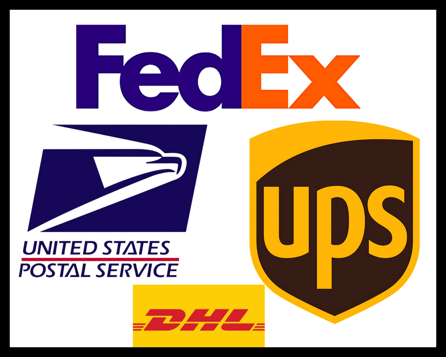Carriers: Fedex, UPS, USPS, DHL International at Ship It Easy, Hudson - Ship It Easy