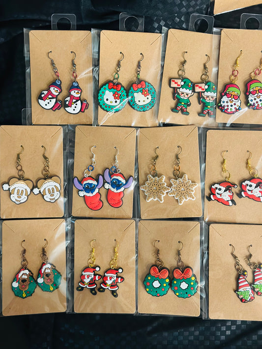 Handmade Holiday Earrings