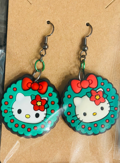 Handmade Holiday Earrings